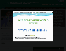 Tablet Screenshot of hakeemcollege.com